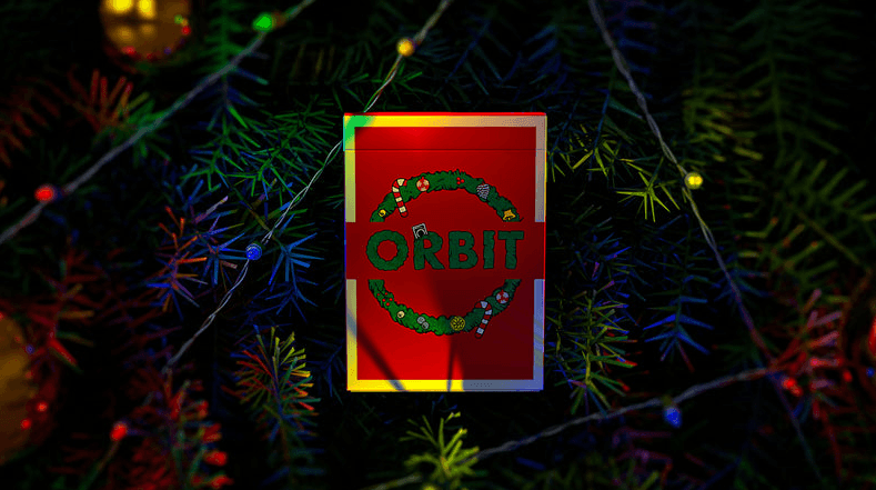 Orbit Christmas V2 Playing Cards Playing Cards by Orbit Brown