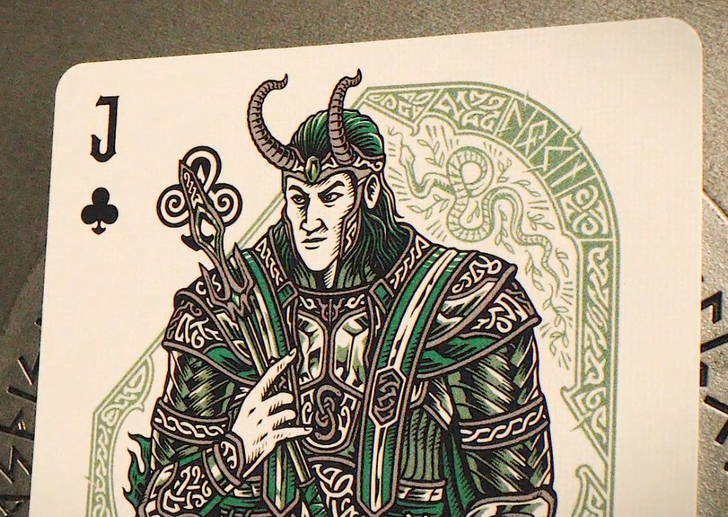 Gods of Norse Playing Cards Playing Cards by Rare Playing Cards