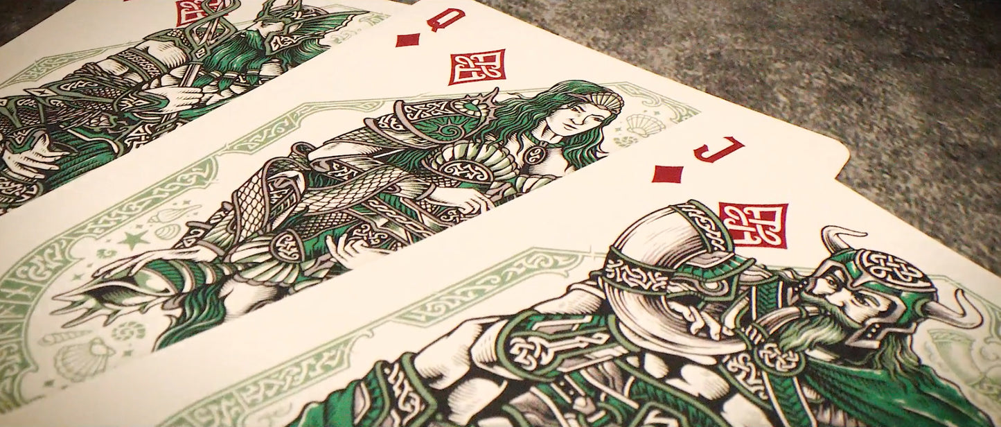 Gods of Norse Playing Cards Playing Cards by Rare Playing Cards