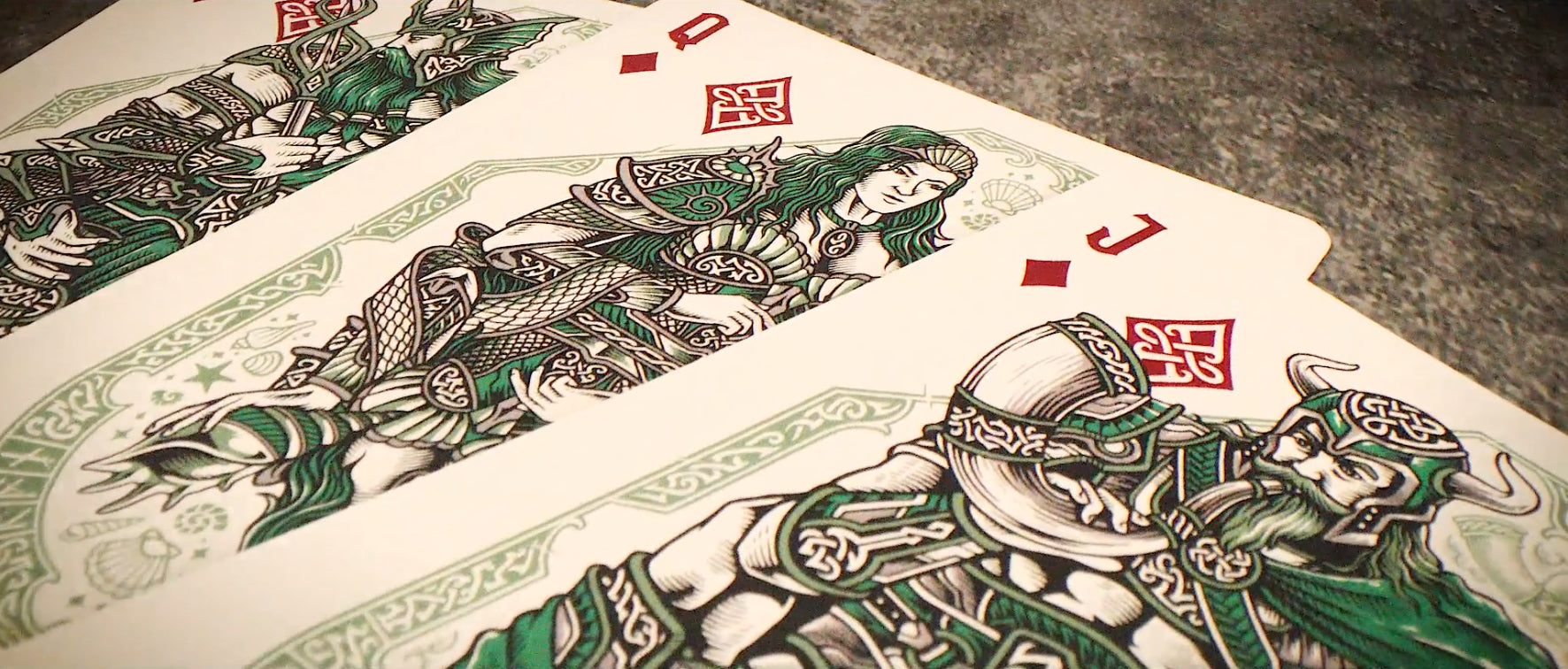 Gods of Norse Playing Cards Playing Cards by Rare Playing Cards