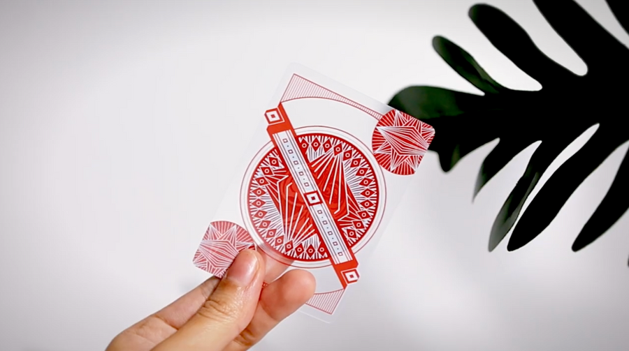 Transparent Playing Cards - Red Playing Cards by MPC