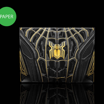 Spider-Man Playing Cards - Black & Gold Paper Edition Playing Cards by Card Mafia