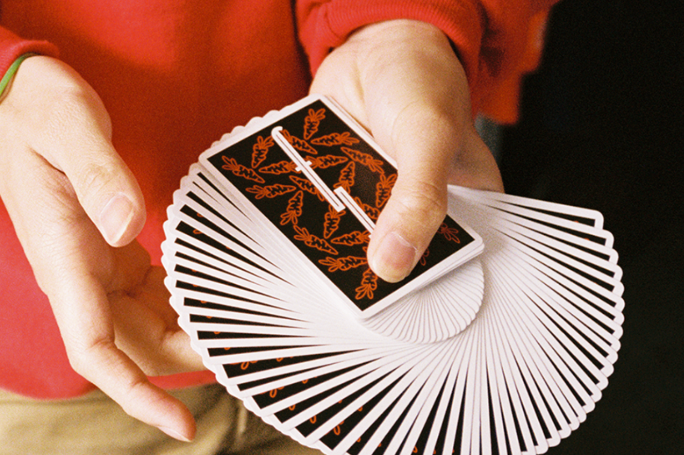 Fontaine Carrots V2 Playing Cards - Orange – Rare Playing Cards