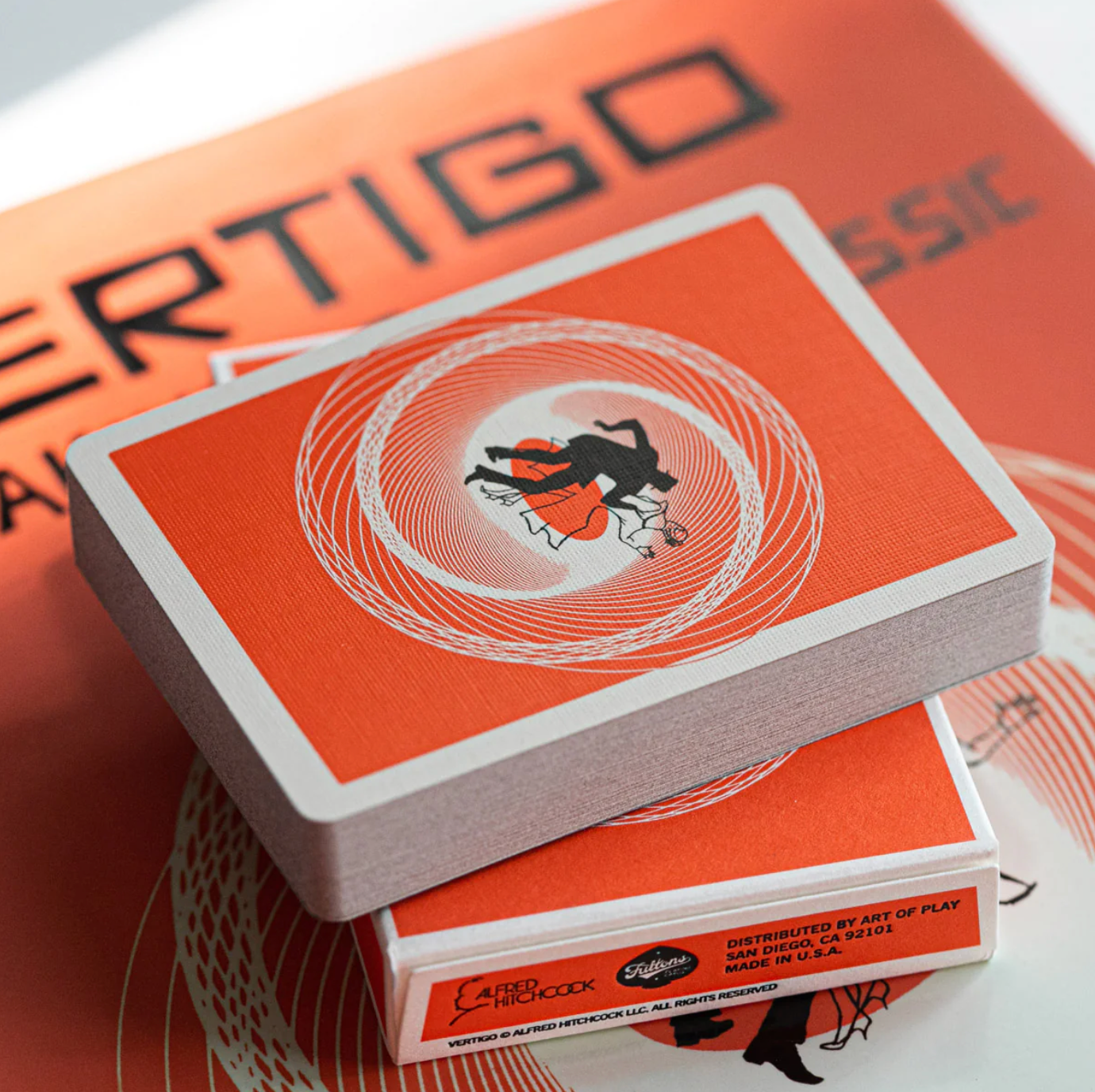 Alfred Hitchcock's Vertigo Playing Cards Playing Cards by Art of Play