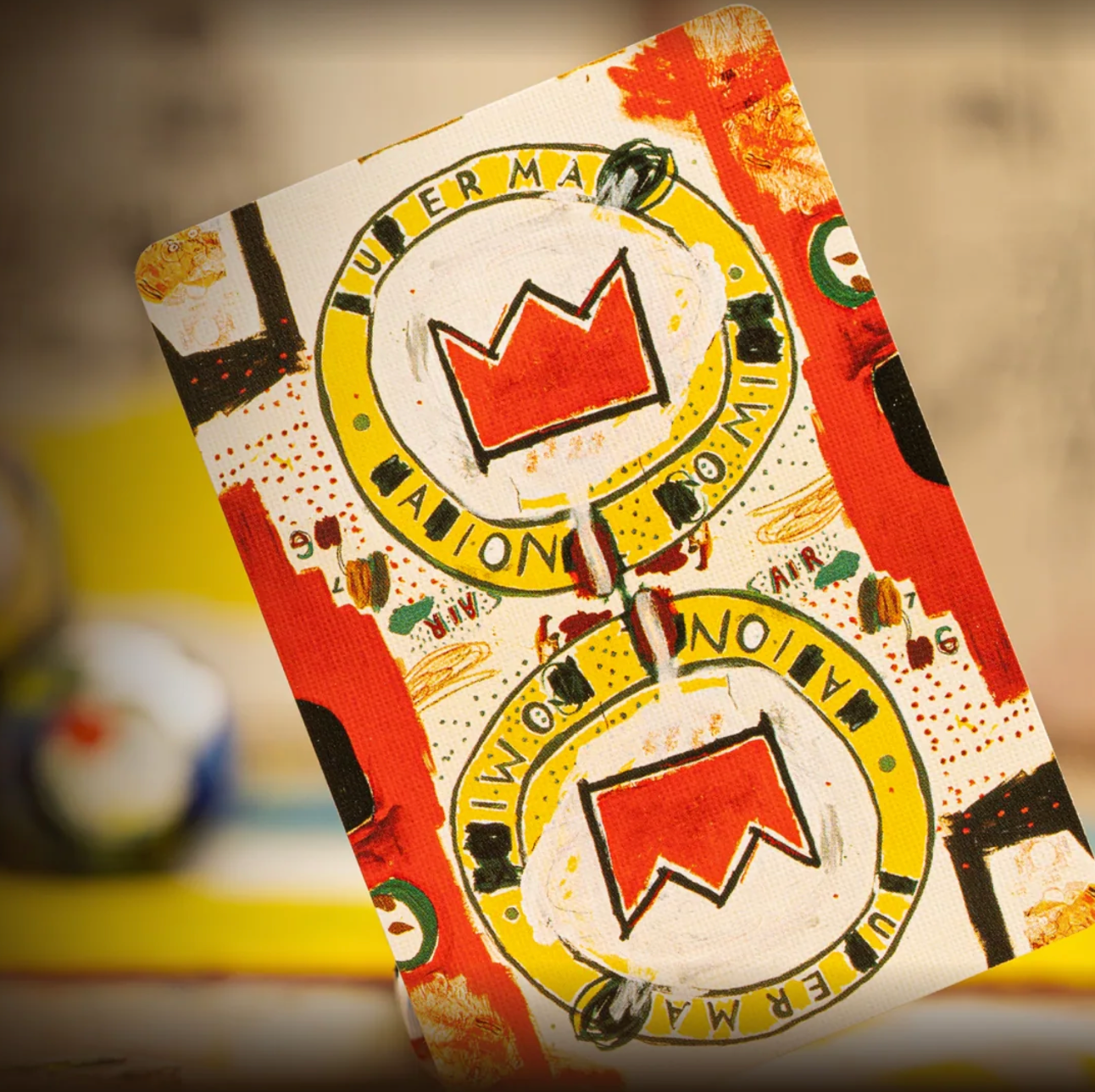 Basquiat Playing Cards Playing Cards by Theory11