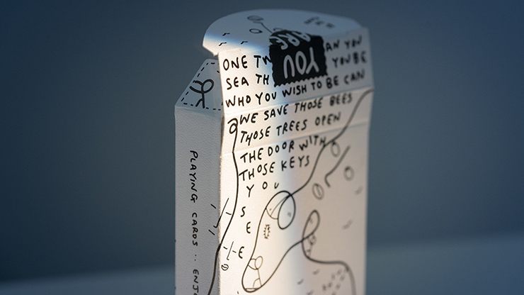 Shantell Martin Playing Cards by theory11- White Playing Cards by Theory11