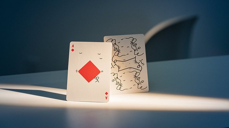 Shantell Martin Playing Cards by theory11- White Playing Cards by Theory11