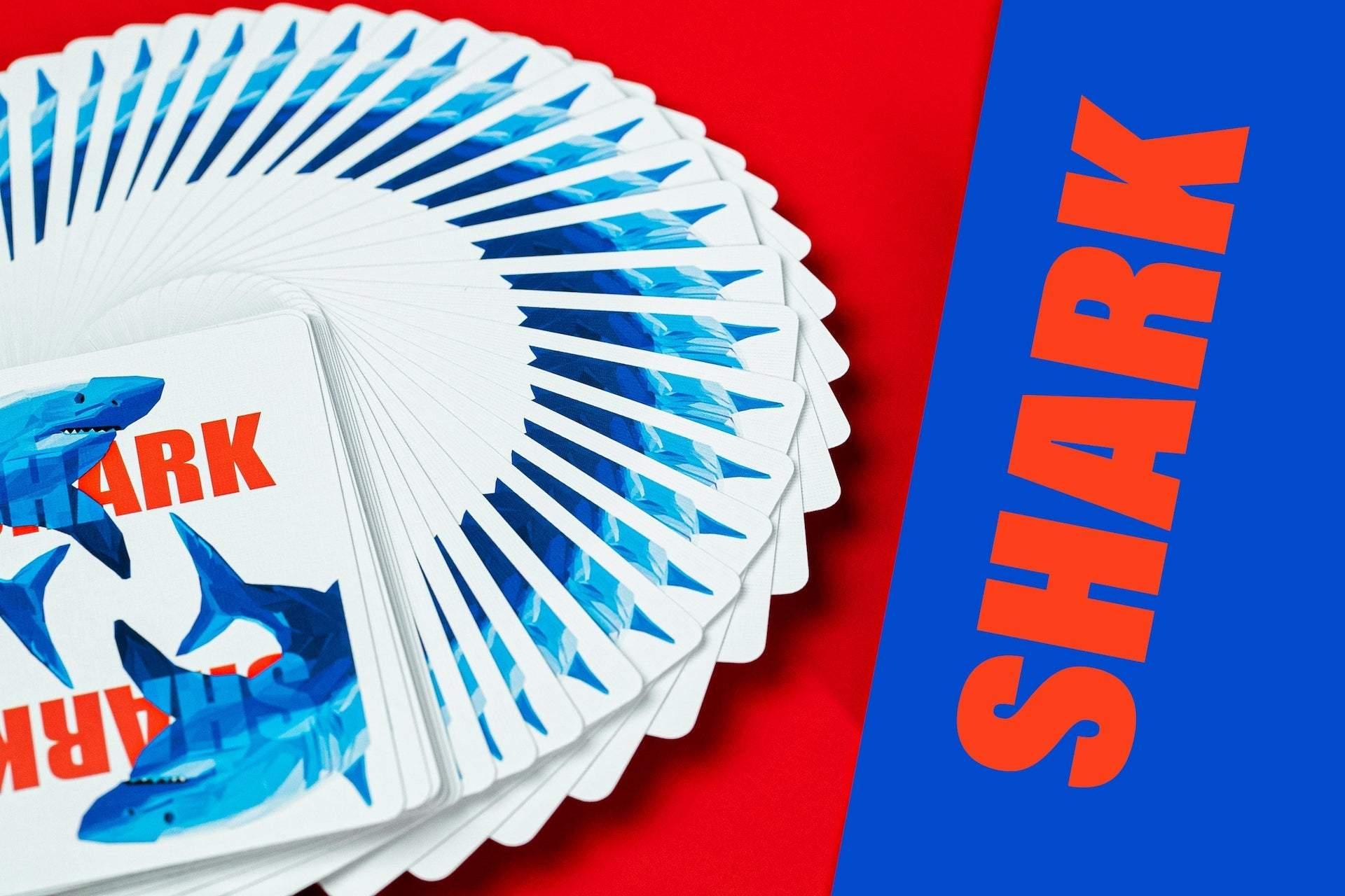 Shark Playing Cards by Riffle Shuffle Playing Card Company