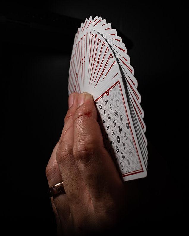 Shooters Playing Cards - Collector's Edition White Playing Cards by The Dutch Card House Company