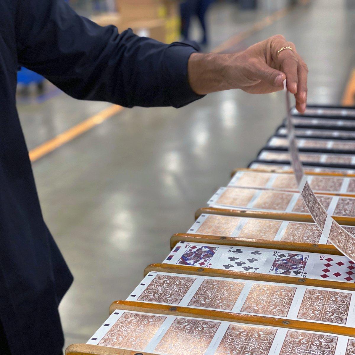 Signed Rose Gold Gatorbacks Playing Cards by David Blaine