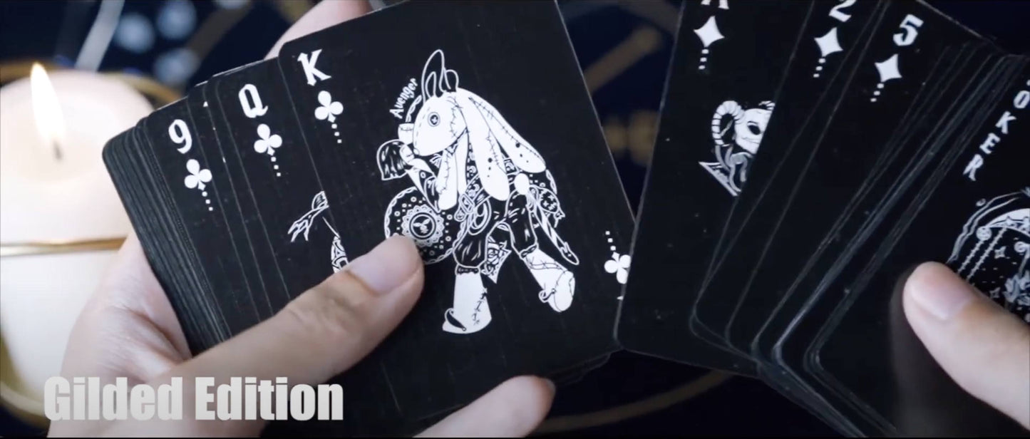 Silence (Gilded) Playing Cards by RarePlayingCards.com