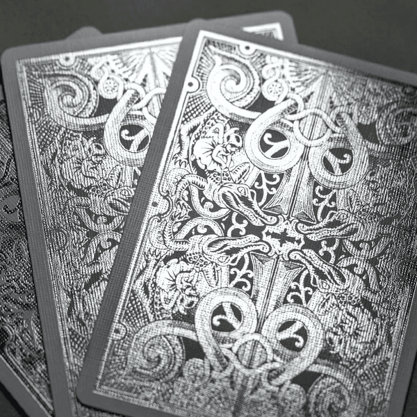 Silver Gatorbacks Playing Cards by David Blaine