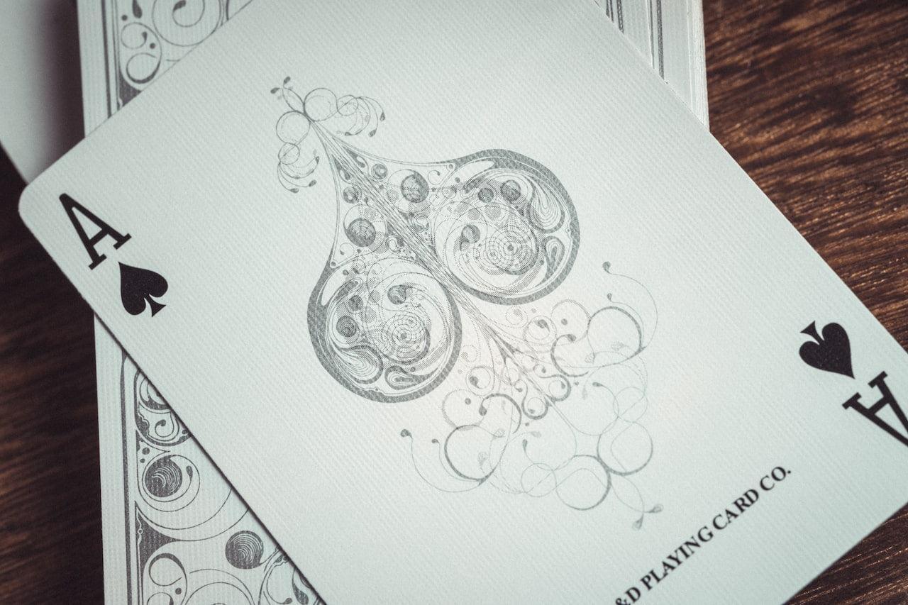 Smoke & Mirrors V8 by Dan and Dave Silver Standard Edition Playing Cards by Smoke & Mirrors Playing Cards