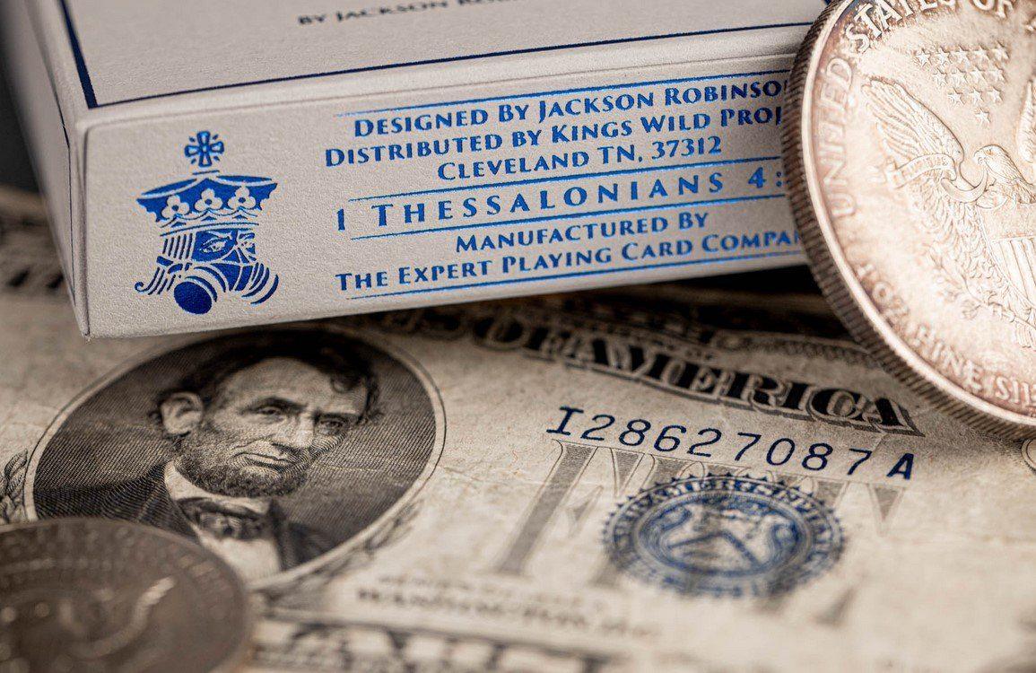 Silver Certificate - Foiled Edition Playing Cards by Kings Wild Project