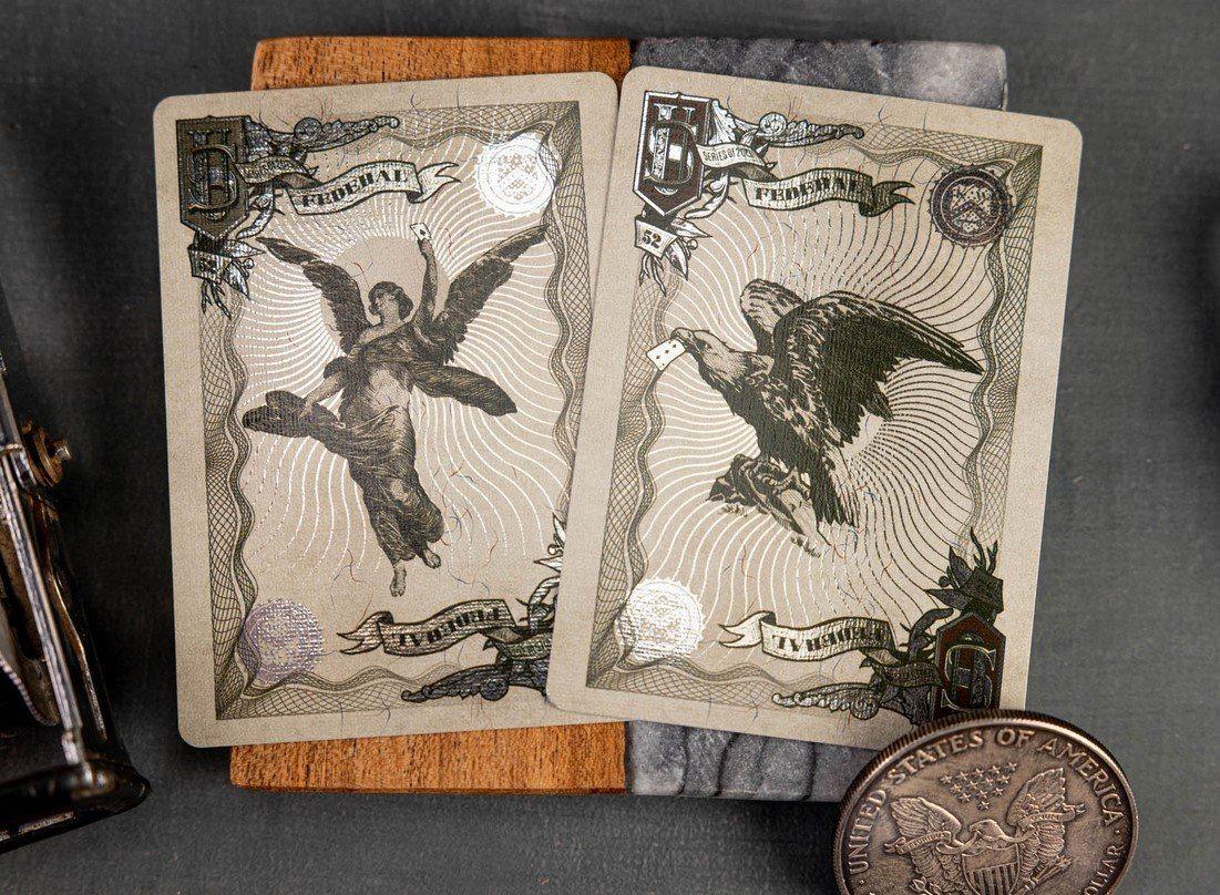 Silver Certificate - Foiled Edition Playing Cards by Kings Wild Project