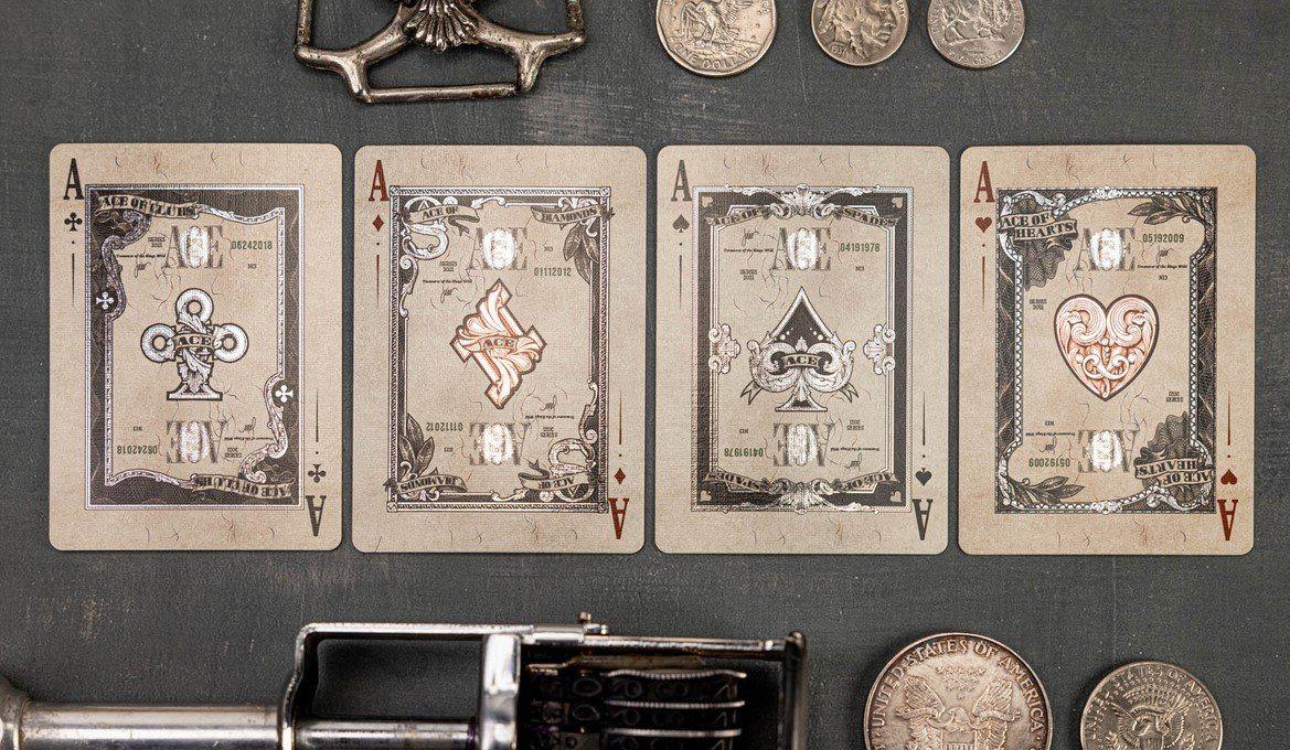 Silver Certificate - Foiled Edition Playing Cards by Kings Wild Project