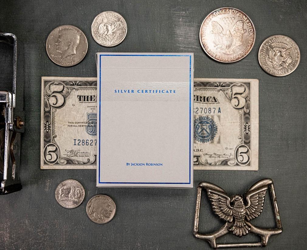 Silver Certificate - Foiled Edition – Rare Playing Cards