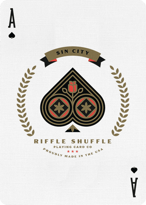 Sin City Playing Cards by Riffle Shuffle Playing Card Company