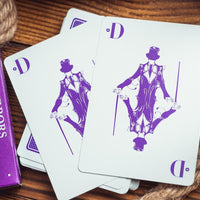 2025年新作 Purple V9 Smoke & Mirrors Playing Cards by Card Mafia – Rare ブースター・導入液