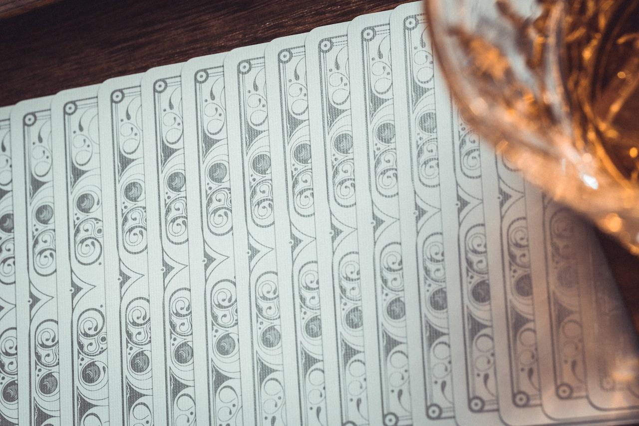 Smoke & Mirrors V8 by Dan and Dave Silver Standard Edition Playing Cards by Smoke & Mirrors Playing Cards