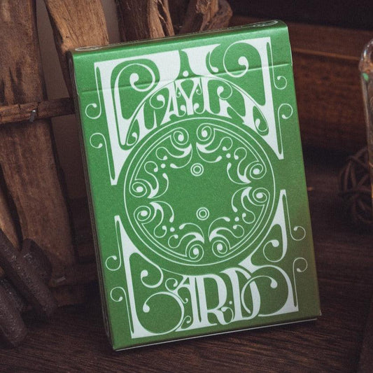 Smoke & Mirrors Playing Cards - V8 Green Standard Edition Playing Cards by Smoke & Mirrors Playing Cards