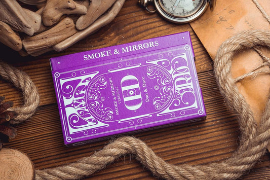 Deluxe Smoke & Mirrors V9 - Purple Playing Cards by Smoke & Mirrors Playing Cards