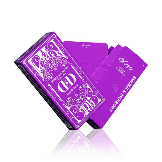 Deluxe Smoke & Mirrors V9 - Purple Playing Cards by Smoke & Mirrors Playing Cards