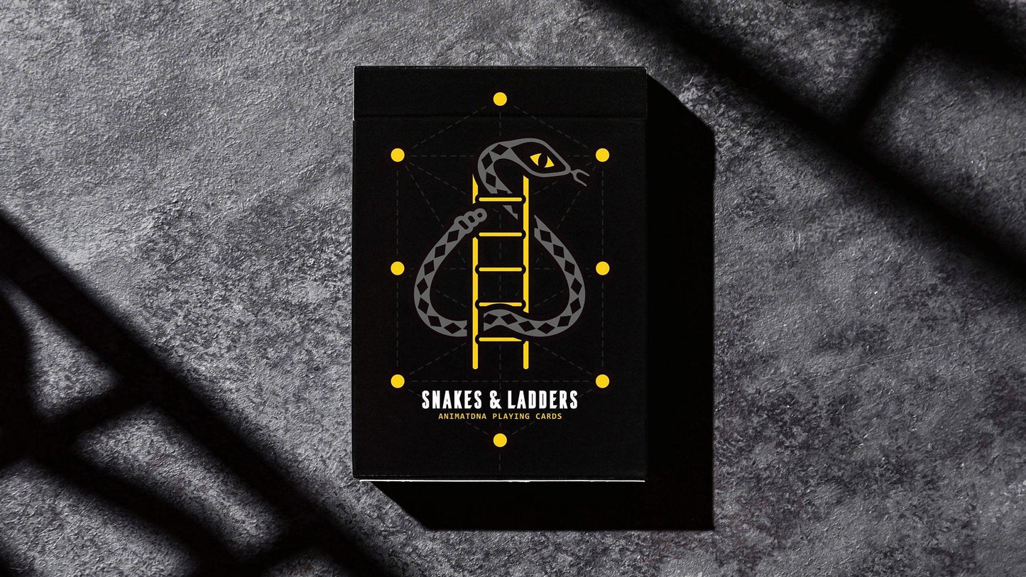 Snakes and Ladders Playing Cards Playing Cards by Mechanic Industries