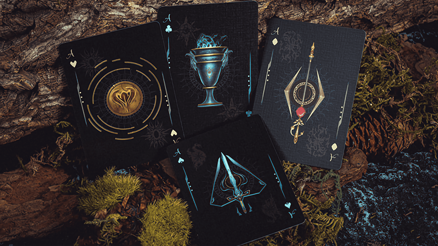 Mysterious Journey Playing Cards Playing Cards by Solokid Playing Cards