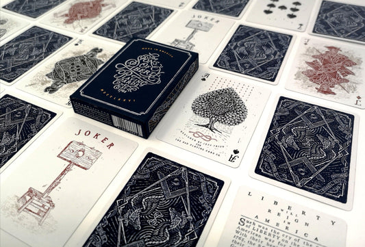 Sons of Liberty, Patriot Blue Playing Cards by Dan & Dave