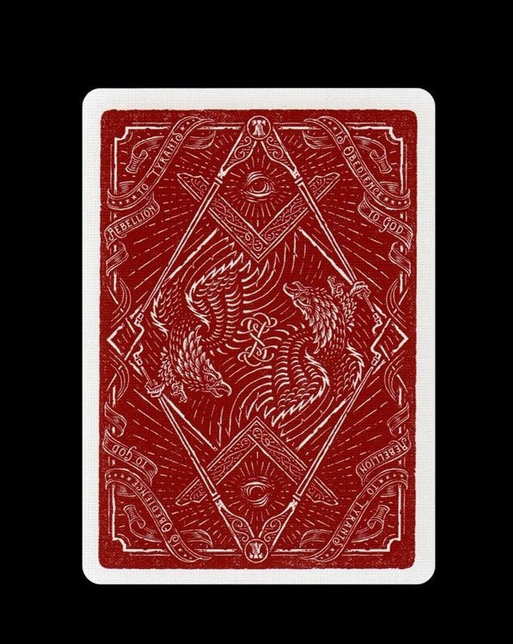 Sons of Liberty Playing Cards - Patriot Red Playing Cards by Art of Play