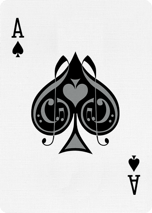 Soundboards V3 Midnight Edition Playing Cards by Riffle Shuffle Playing Card Company