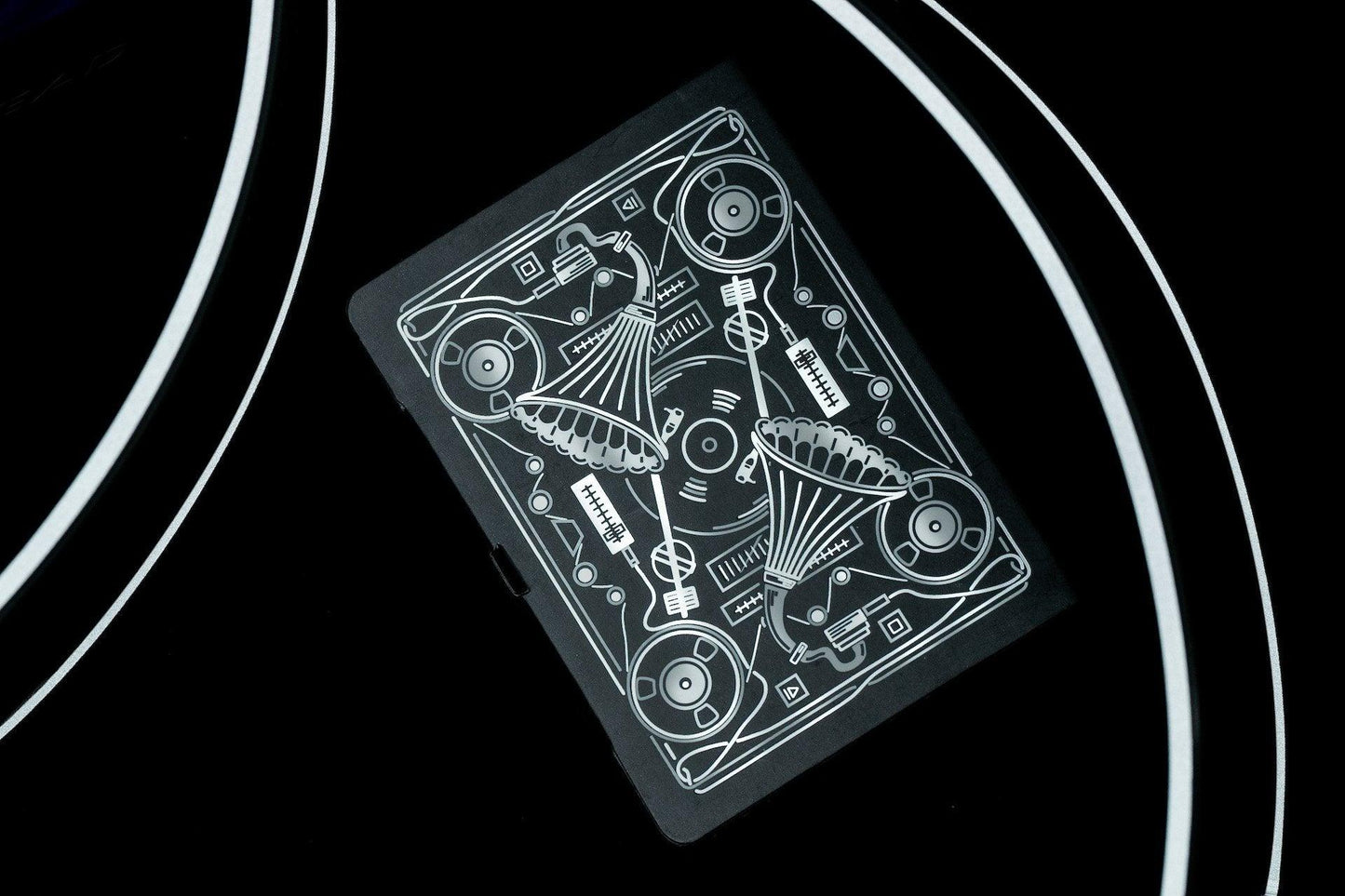Soundboards V3 Midnight Edition Playing Cards by Riffle Shuffle Playing Card Company