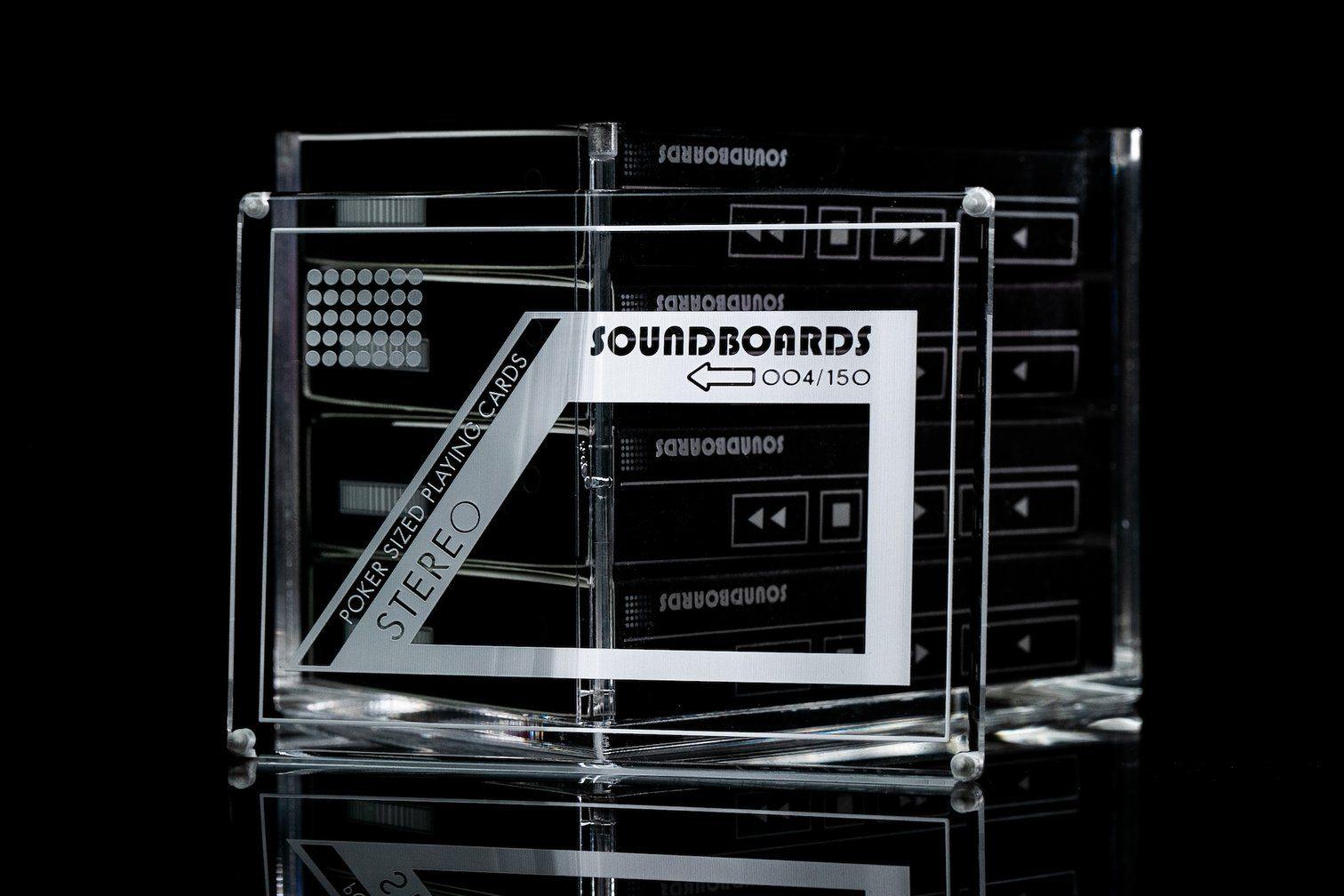 Soundboards V3 Midnight Edition Playing Cards by Riffle Shuffle Playing Card Company