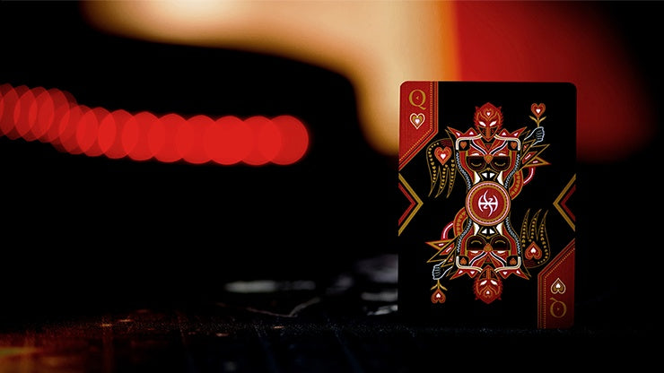 Standard Edition Dark Lordz (Black) by De'vo Playing Cards by De'vo