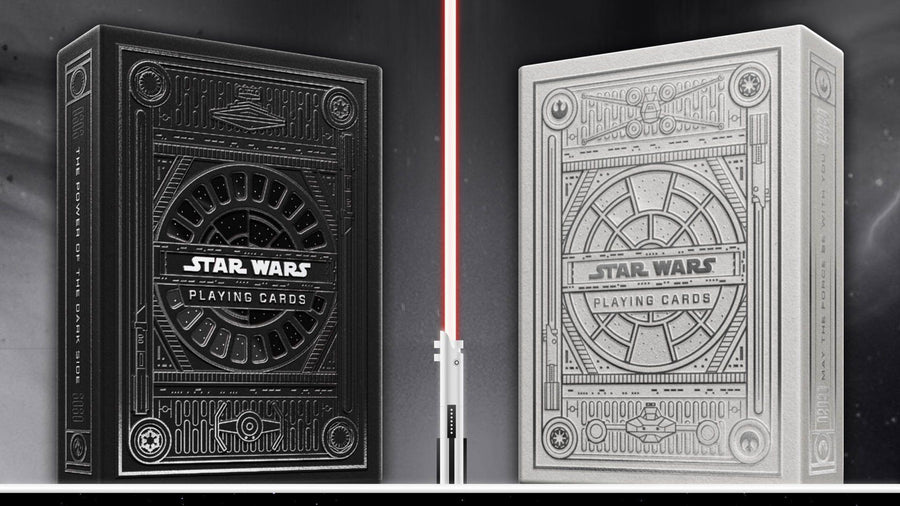 Star Wars Silver Special Edition (The Dark Side) Playing Cards by Theory11