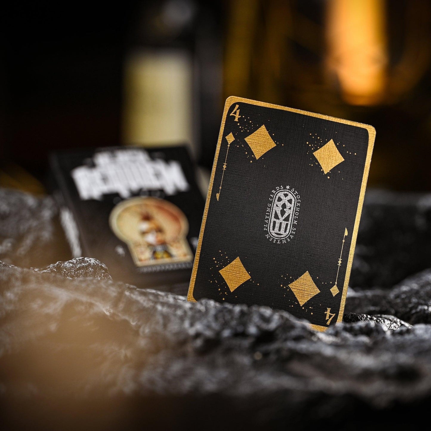 Black Requiem Counterspell Playing Cards Playing Cards by Stockholm 17