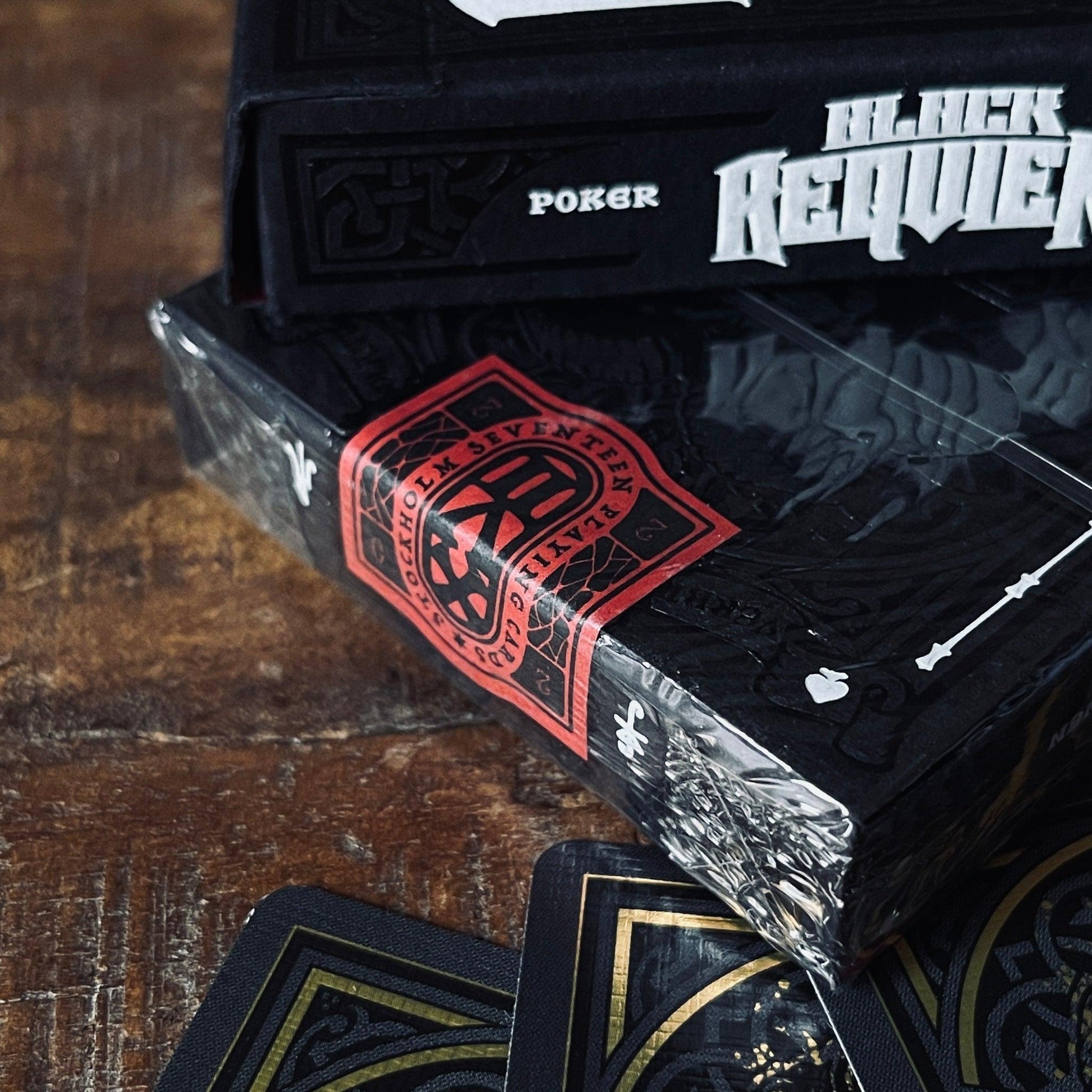 Black Requiem Counterspell Playing Cards Playing Cards by Stockholm 17