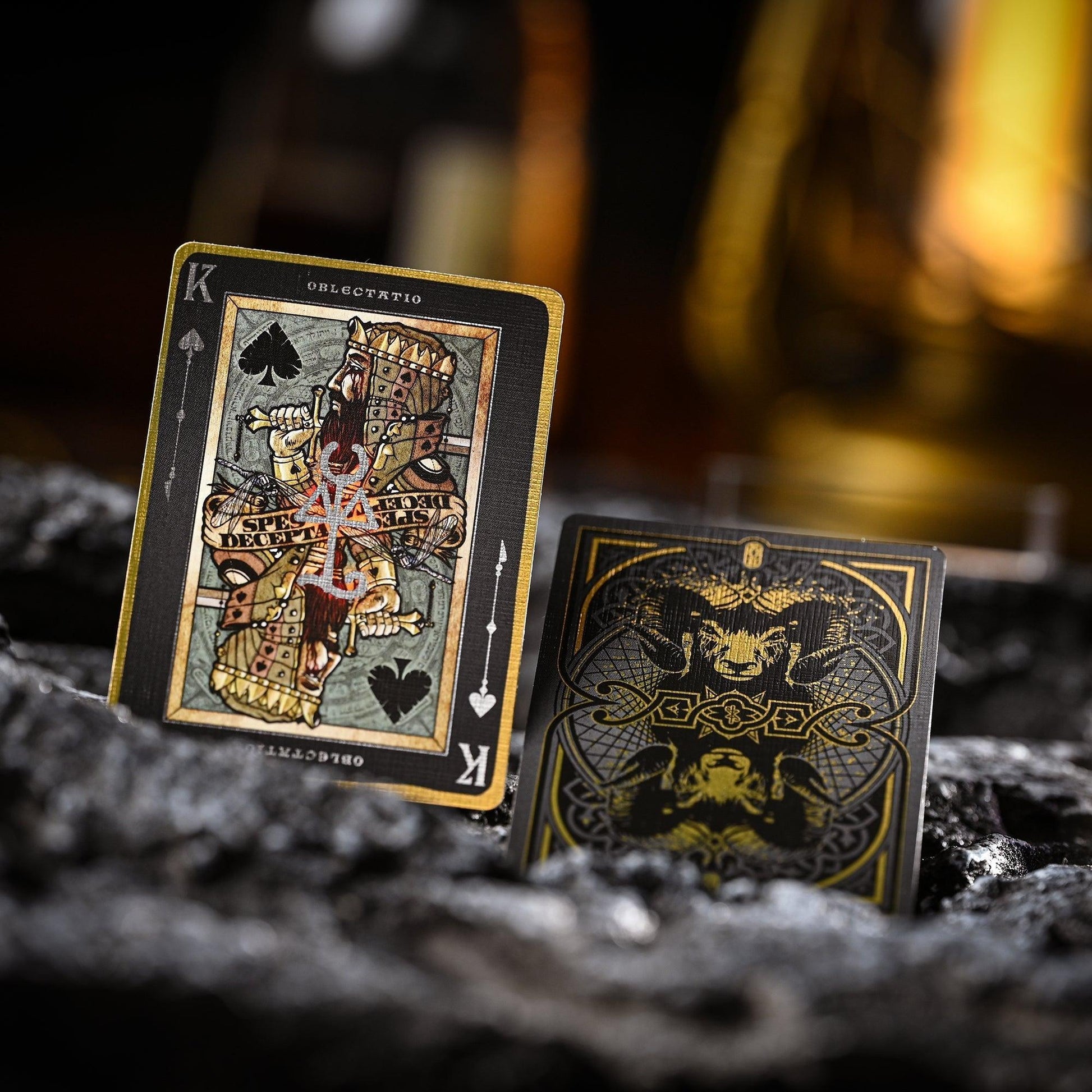 Black Requiem Counterspell Playing Cards Playing Cards by Stockholm 17