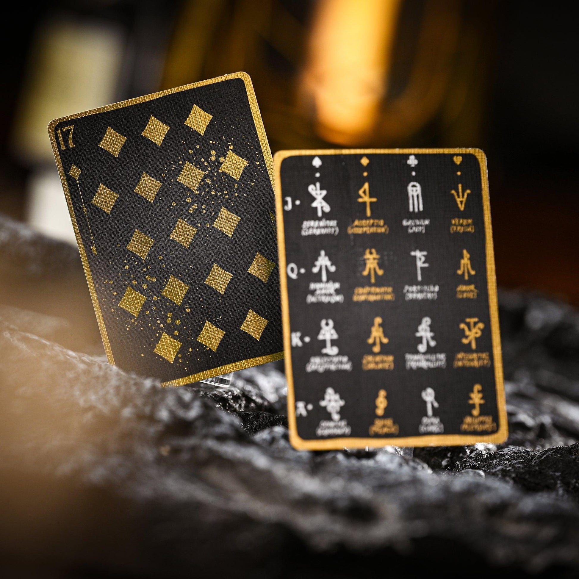 Black Requiem Counterspell Playing Cards Playing Cards by Stockholm 17