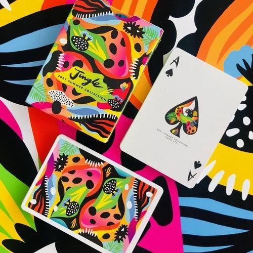 Jungle Playing Cards - Gilded Playing Cards by CardCutz