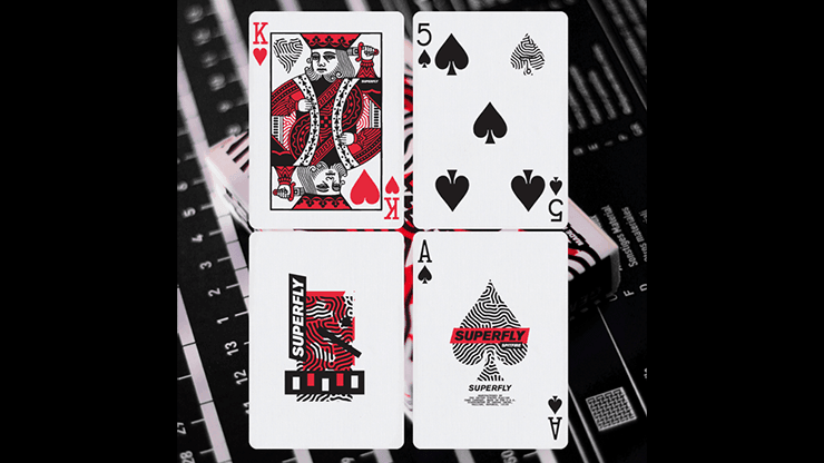 Superfly Spitfire Playing Cards - Red Playing Cards by Gemini
