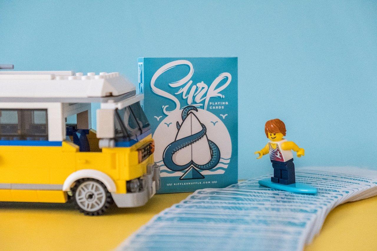 Surfboard Playing Cards by Riffle Shuffle Playing Card Company