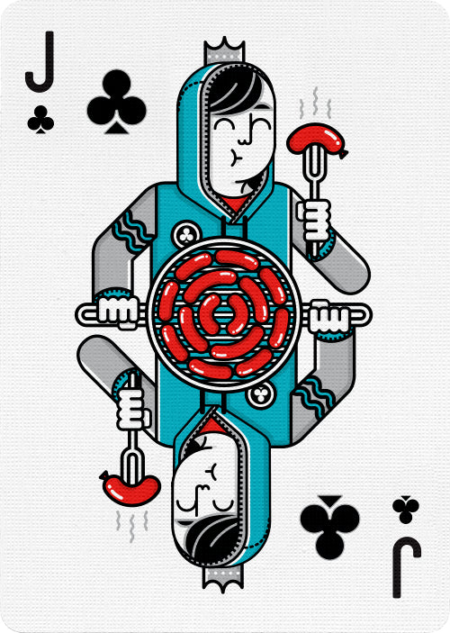 Surfboard Playing Cards by Riffle Shuffle Playing Card Company