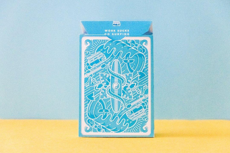 Surfboard Playing Cards by Riffle Shuffle Playing Card Company