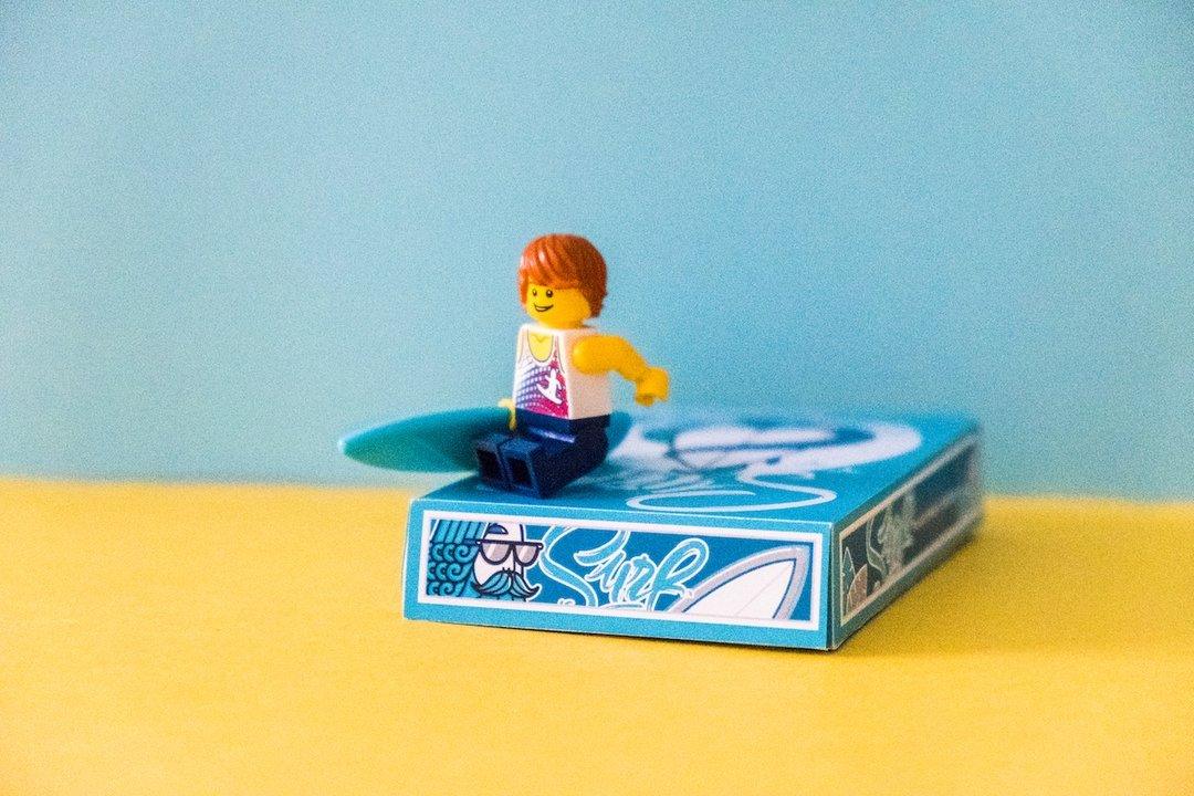 Surfboard Playing Cards by Riffle Shuffle Playing Card Company