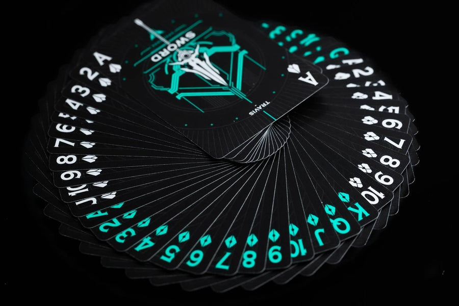 Deluxe Sword Playing Cards by The Card Mafia Playing Cards by Card Mafia