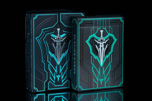 Sword Playing Cards 2 Deck Set (Deluxe and Classic) by The Card Mafia Playing Cards by US Playing Card Co.