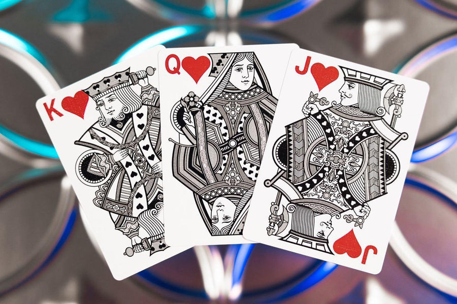 Table Players Playing Cards - Vol. 9 Silver Cross Playing Cards by Kings Wild Project