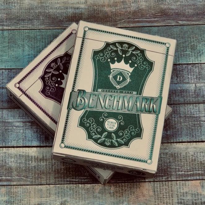 Benchmark Playing Cards - Teal Playing Cards by US Playing Card Co.